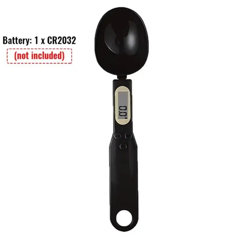 LCD Digital Adjustable Weighing Spoon Scale for Kitchen Measurements and Baking Applications