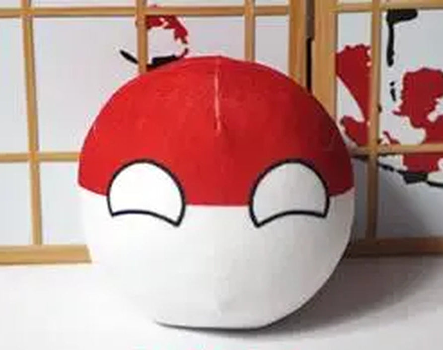 Countryball Plush Toy Soft Cartoon Country Character Doll