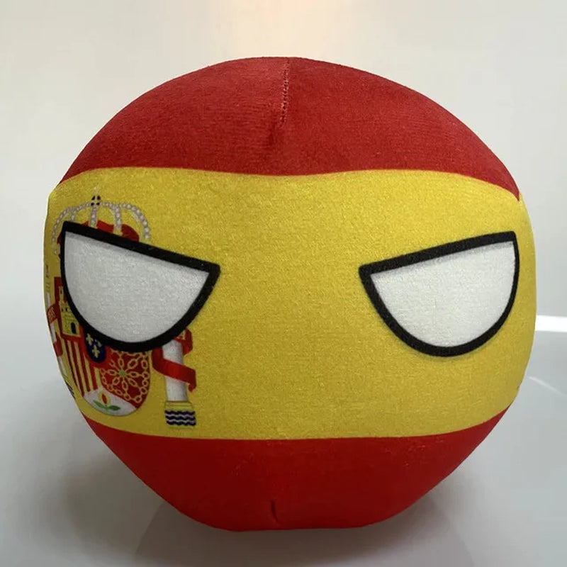 Countryball Plush Toy Soft Cartoon Country Character Doll