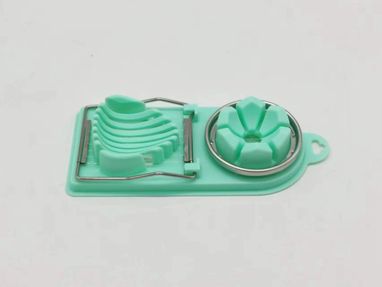 Professional Stainless Steel Multifunctional Egg Cutter and Flower-Shape Luncheon Meat Slicer Kitchen Gadget
