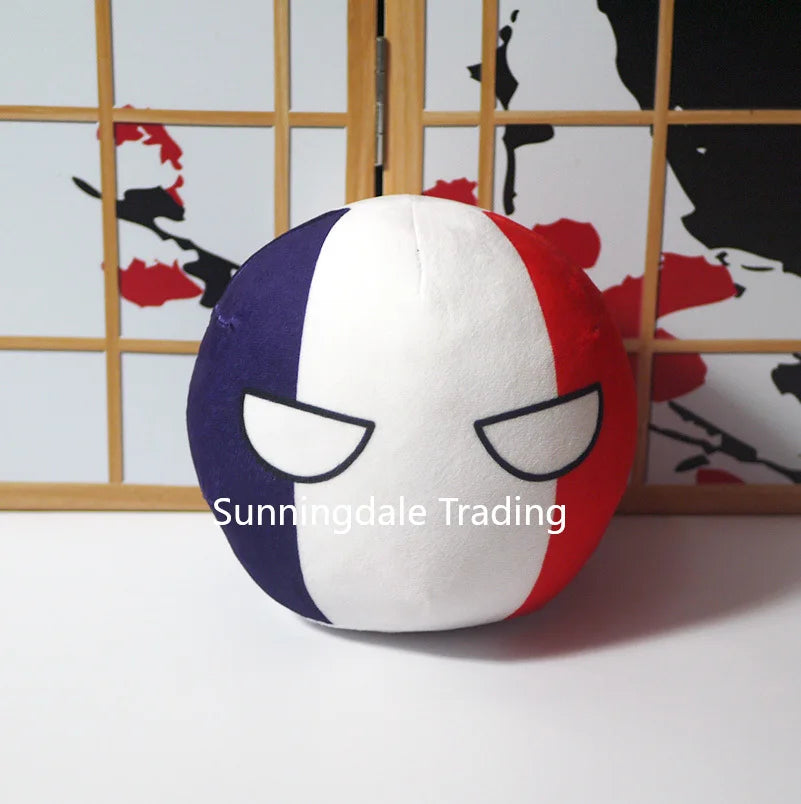Countryball Plush Toy Soft Cartoon Country Character Doll