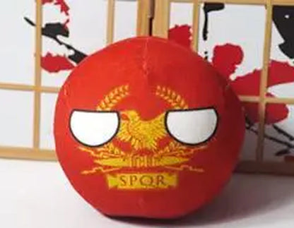 Countryball Plush Toy Soft Cartoon Country Character Doll