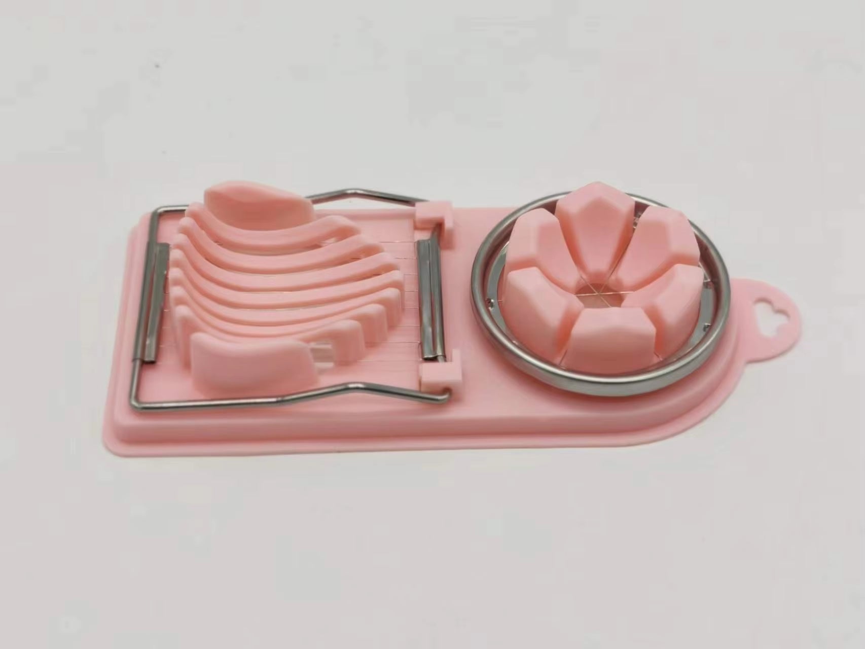 Professional Stainless Steel Multifunctional Egg Cutter and Flower-Shape Luncheon Meat Slicer Kitchen Gadget