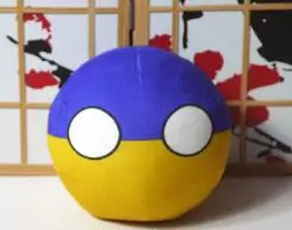 Countryball Plush Toy Soft Cartoon Country Character Doll