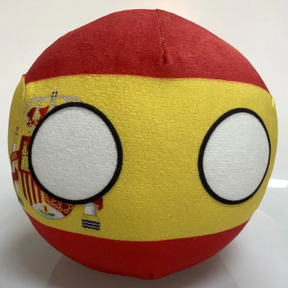 Countryball Plush Toy Soft Cartoon Country Character Doll