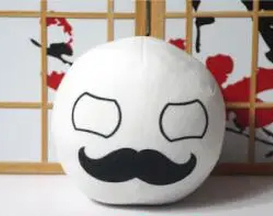 Countryball Plush Toy Soft Cartoon Country Character Doll