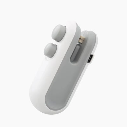 Mini Handheld Food Sealer USB Rechargeable Clip for Bags and Kitchen Storage