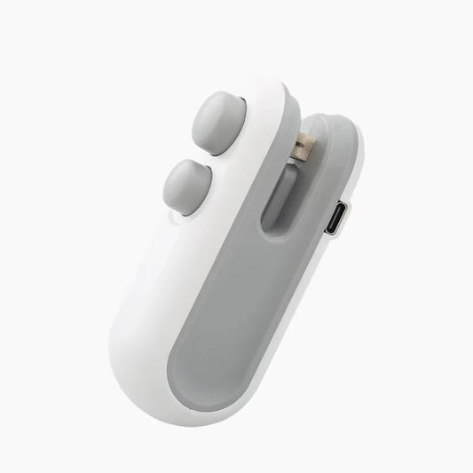 Mini Handheld Food Sealer USB Rechargeable Clip for Bags and Kitchen Storage