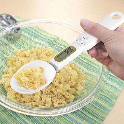LCD Digital Adjustable Weighing Spoon Scale for Kitchen Measurements and Baking Applications