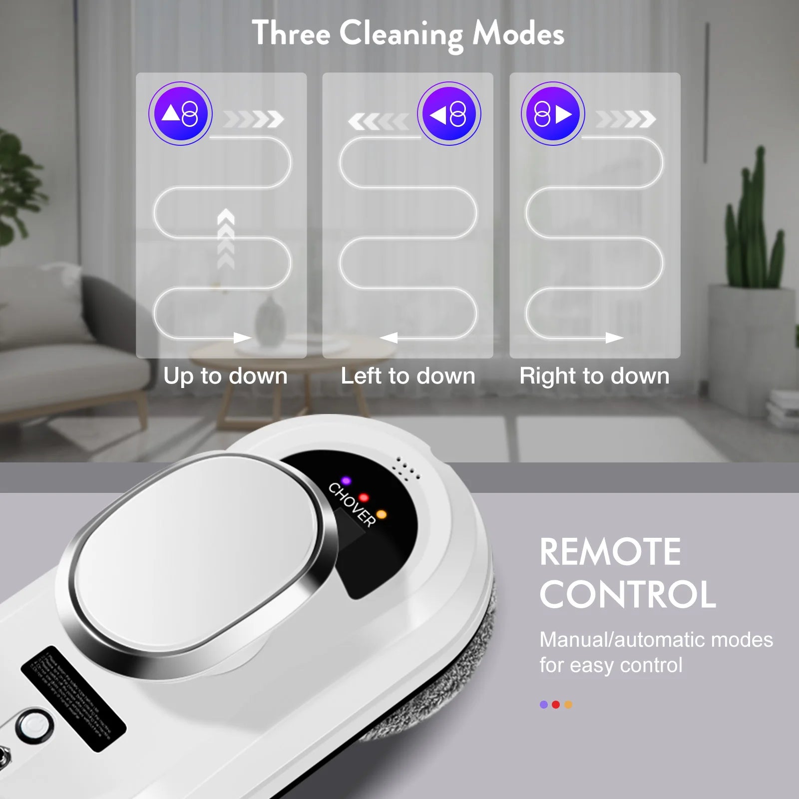 Smart Window Cleaning Robot – Electric Automatic Glass Cleaner with Remote Control