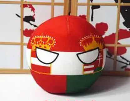 Countryball Plush Toy Soft Cartoon Country Character Doll