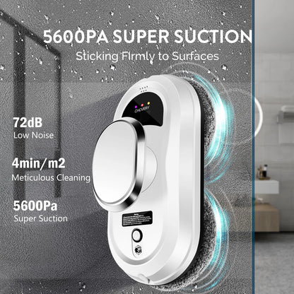 Smart Window Cleaning Robot – Electric Automatic Glass Cleaner with Remote Control