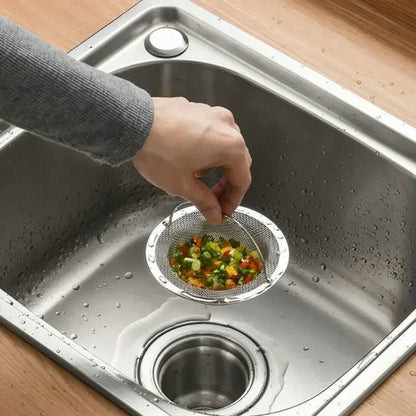Stainless Steel Kitchen Sink Strainer Filter Hair and Food Waste Catcher for Drain Protection