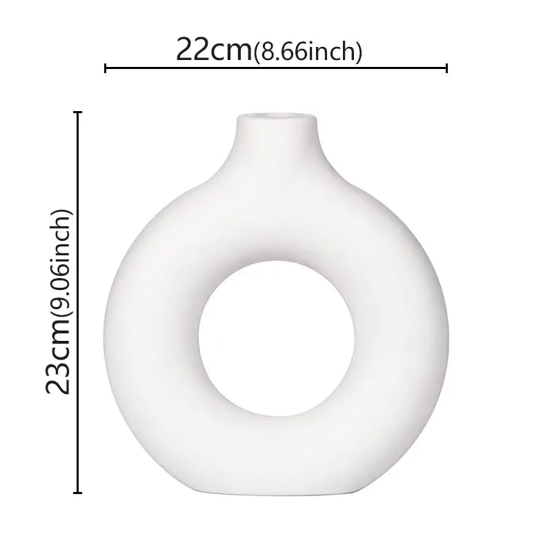Minimalist Donut Vase