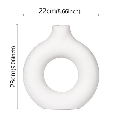 Minimalist Donut Vase