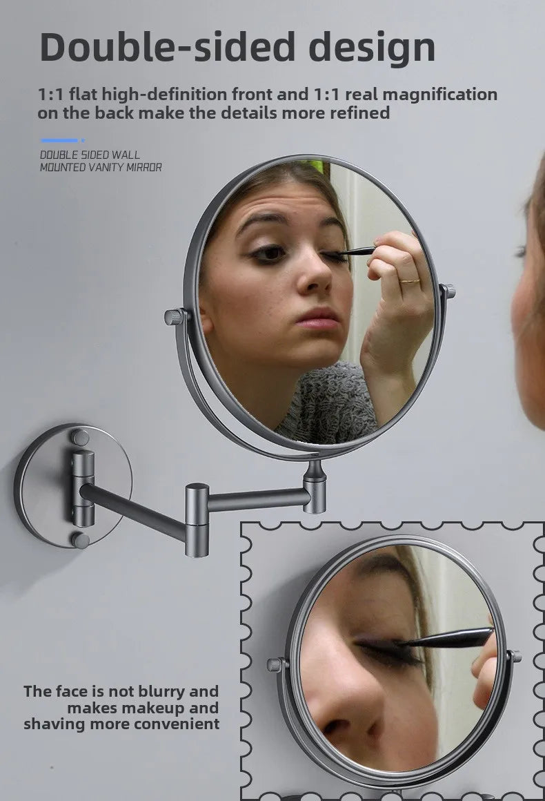 Wall Mounted Makeup Mirror