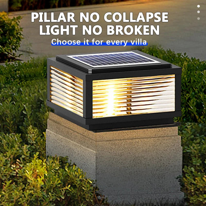 Lifetime LED Solar Column Light