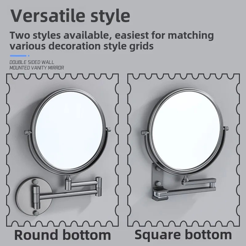 Wall Mounted Makeup Mirror