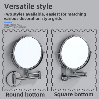 Wall Mounted Makeup Mirror