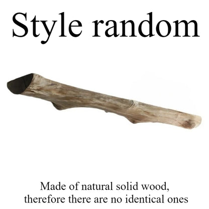 Handcrafted Rustic Solid Wood Wall Shelf