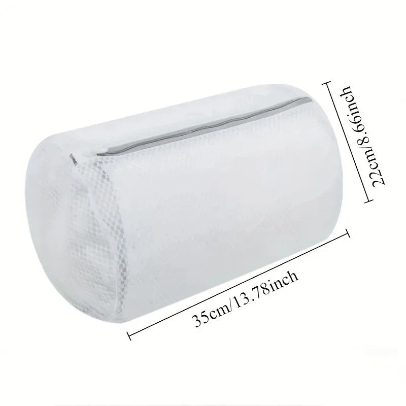 Durable Mesh Shoe Cleaning Bag Protection with Zipper Closure