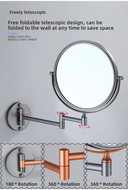 Wall Mounted Makeup Mirror