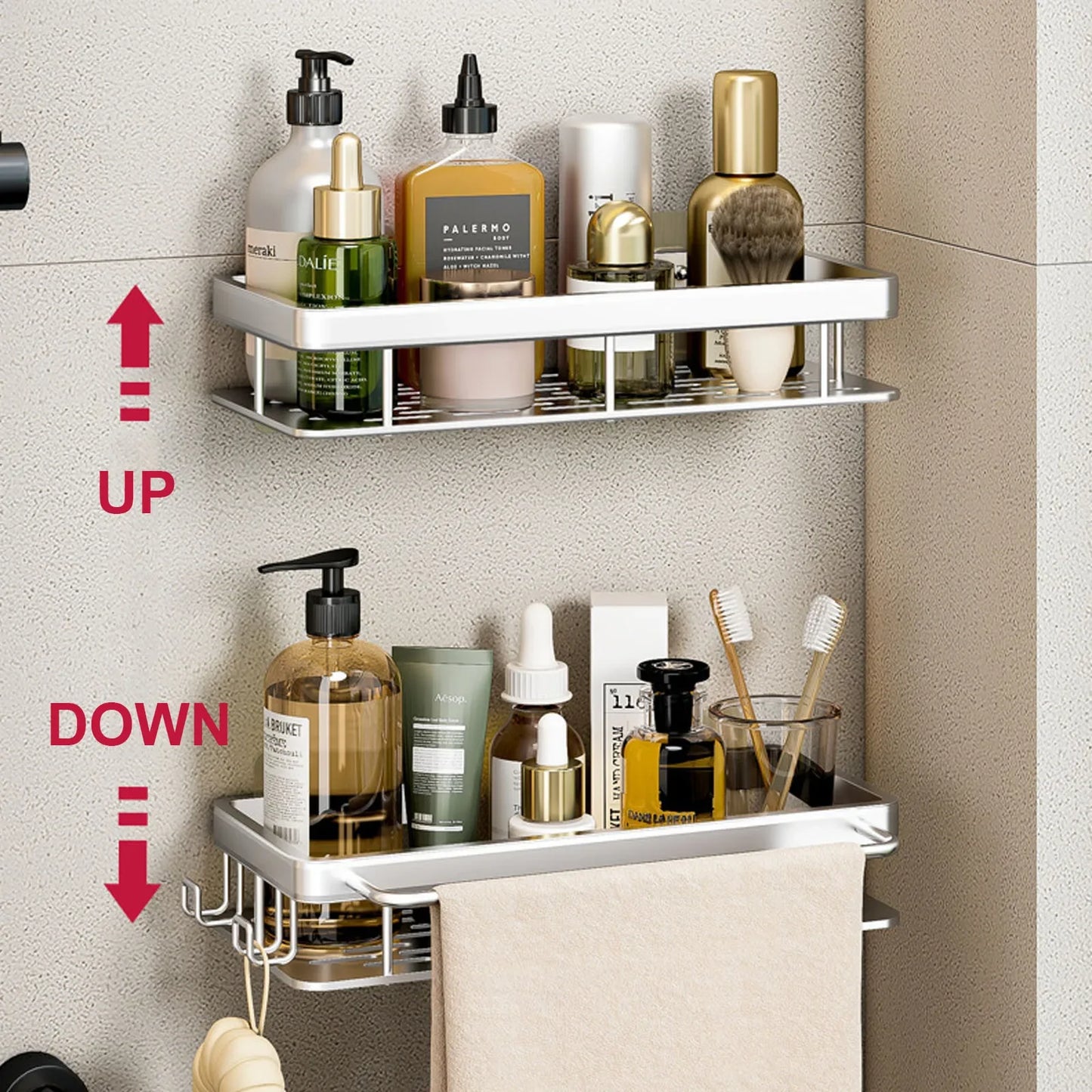 Wall Mounted Shower Shelf
