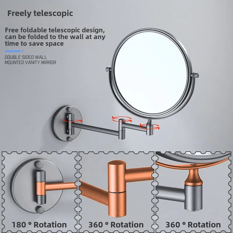 Wall Mounted Makeup Mirror