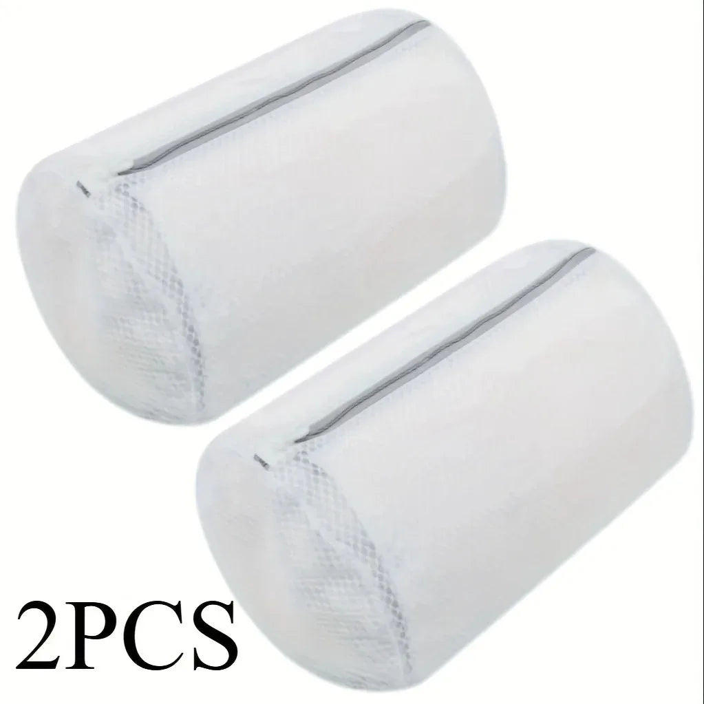 Durable Mesh Shoe Cleaning Bag Protection with Zipper Closure