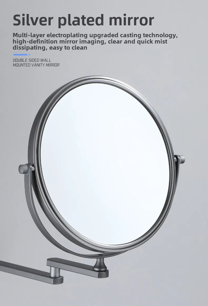 Wall Mounted Makeup Mirror