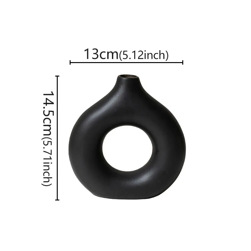 Minimalist Donut Vase
