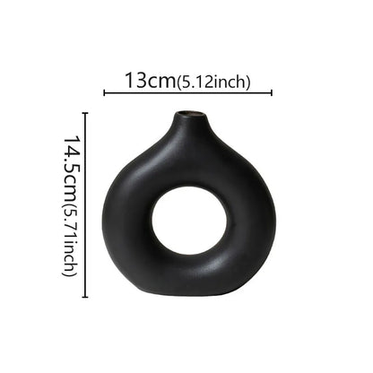 Minimalist Donut Vase