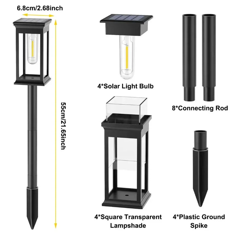Bright Solar Pathway Lights Energy Efficient