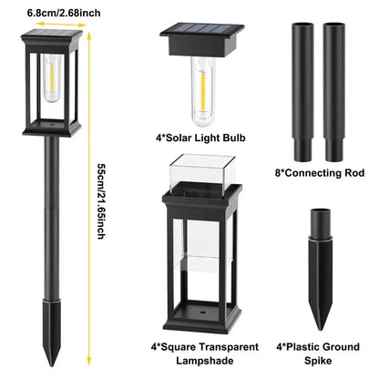 Bright Solar Pathway Lights Energy Efficient