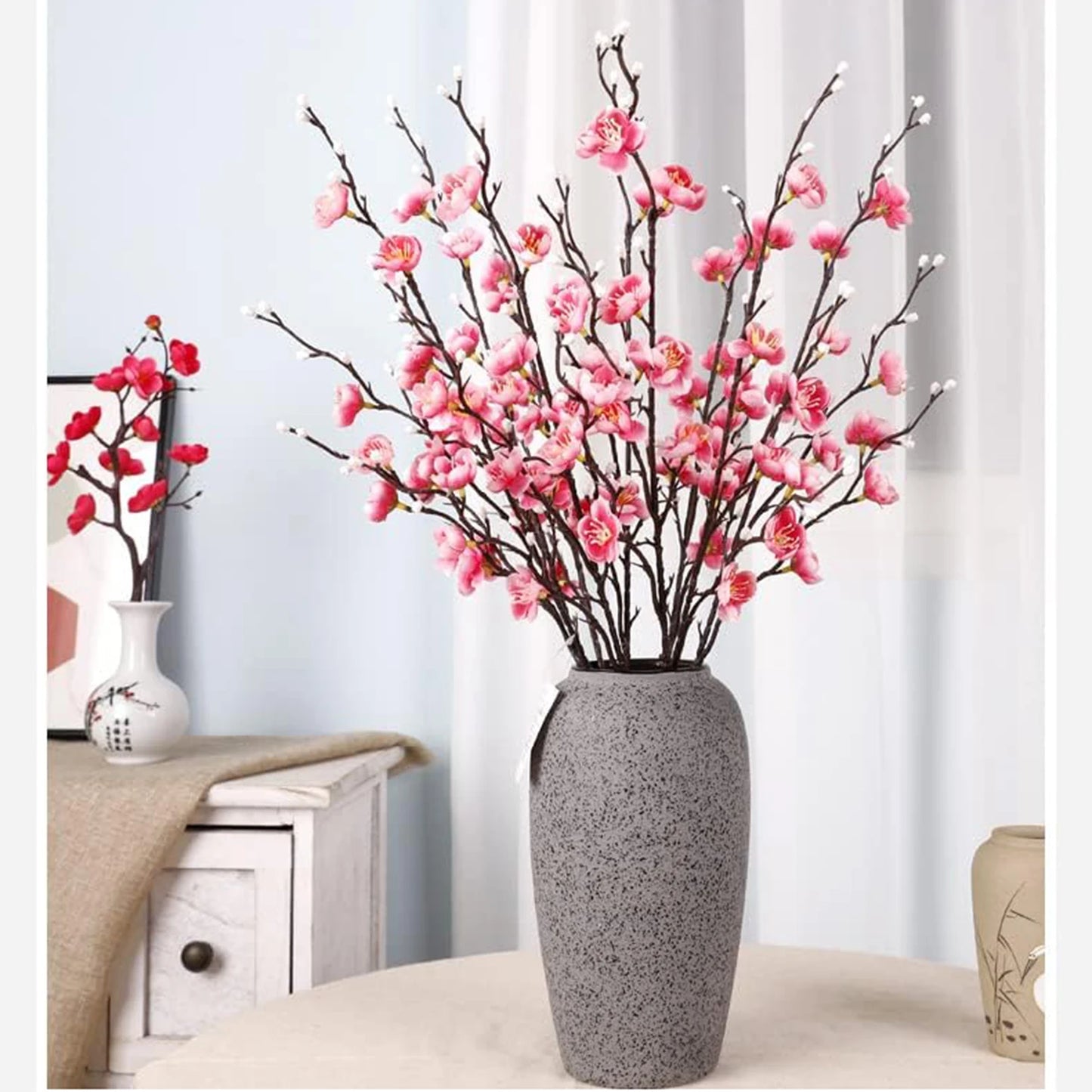 Silk Plum Blossom Branch