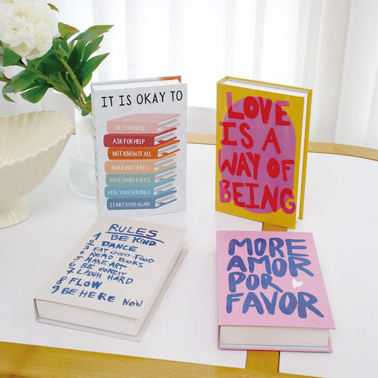 Fake Book Boxs Luxury Decoration