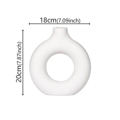Minimalist Donut Vase