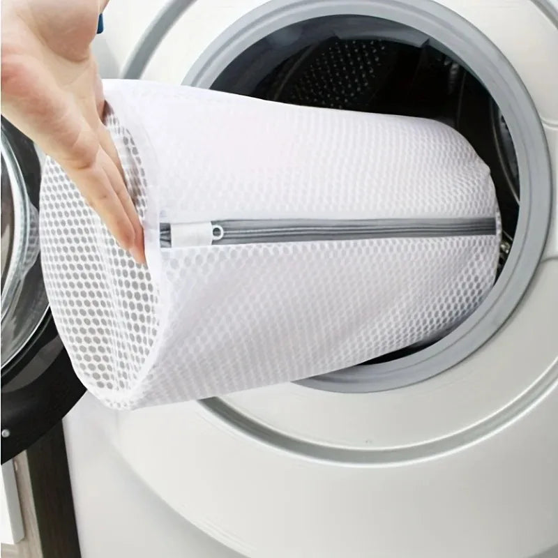 Durable Mesh Shoe Cleaning Bag Protection with Zipper Closure