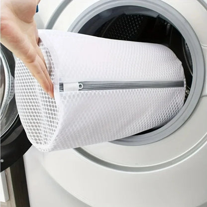 Durable Mesh Shoe Cleaning Bag Protection with Zipper Closure