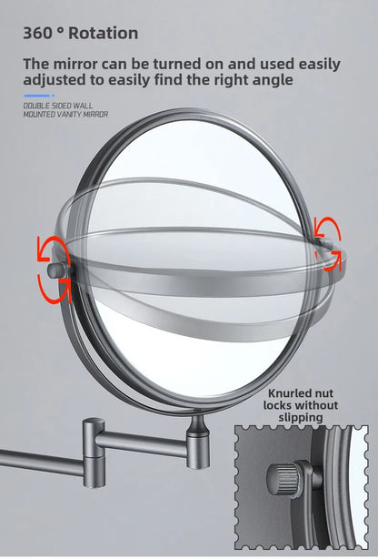 Wall Mounted Makeup Mirror