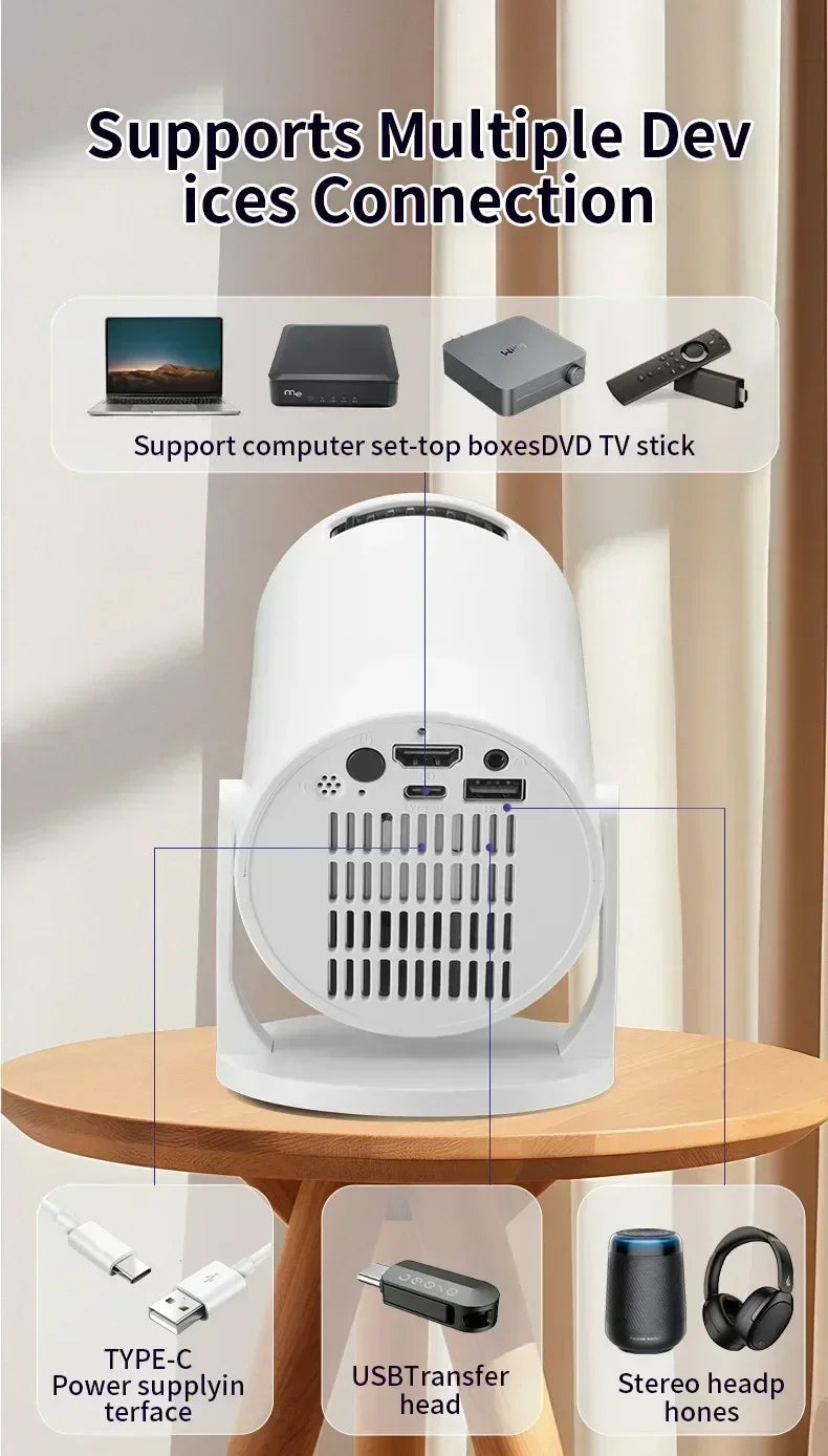 HY300 Ultra  Portable Projector+Storage case+Extra controller
