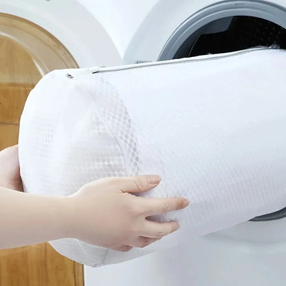 Durable Mesh Shoe Cleaning Bag Protection with Zipper Closure