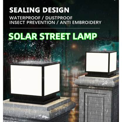 Lifetime LED Solar Column Light