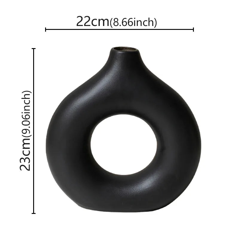 Minimalist Donut Vase
