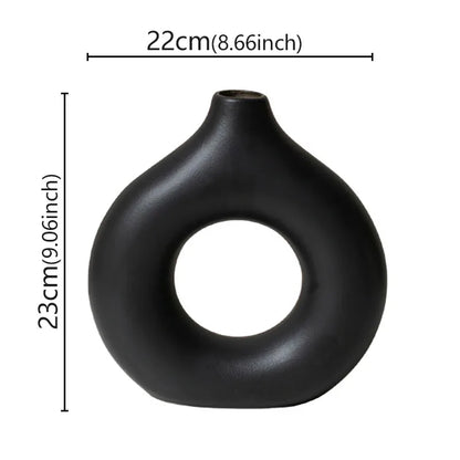 Minimalist Donut Vase