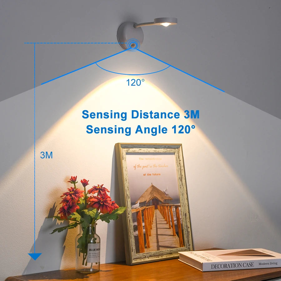 Night Light Motion Sensor Light  Wireless USB LED
