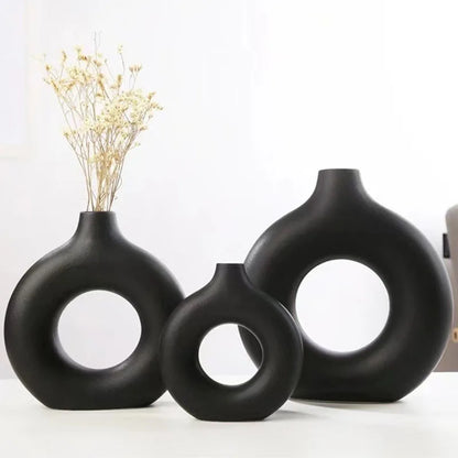 Minimalist Donut Vase