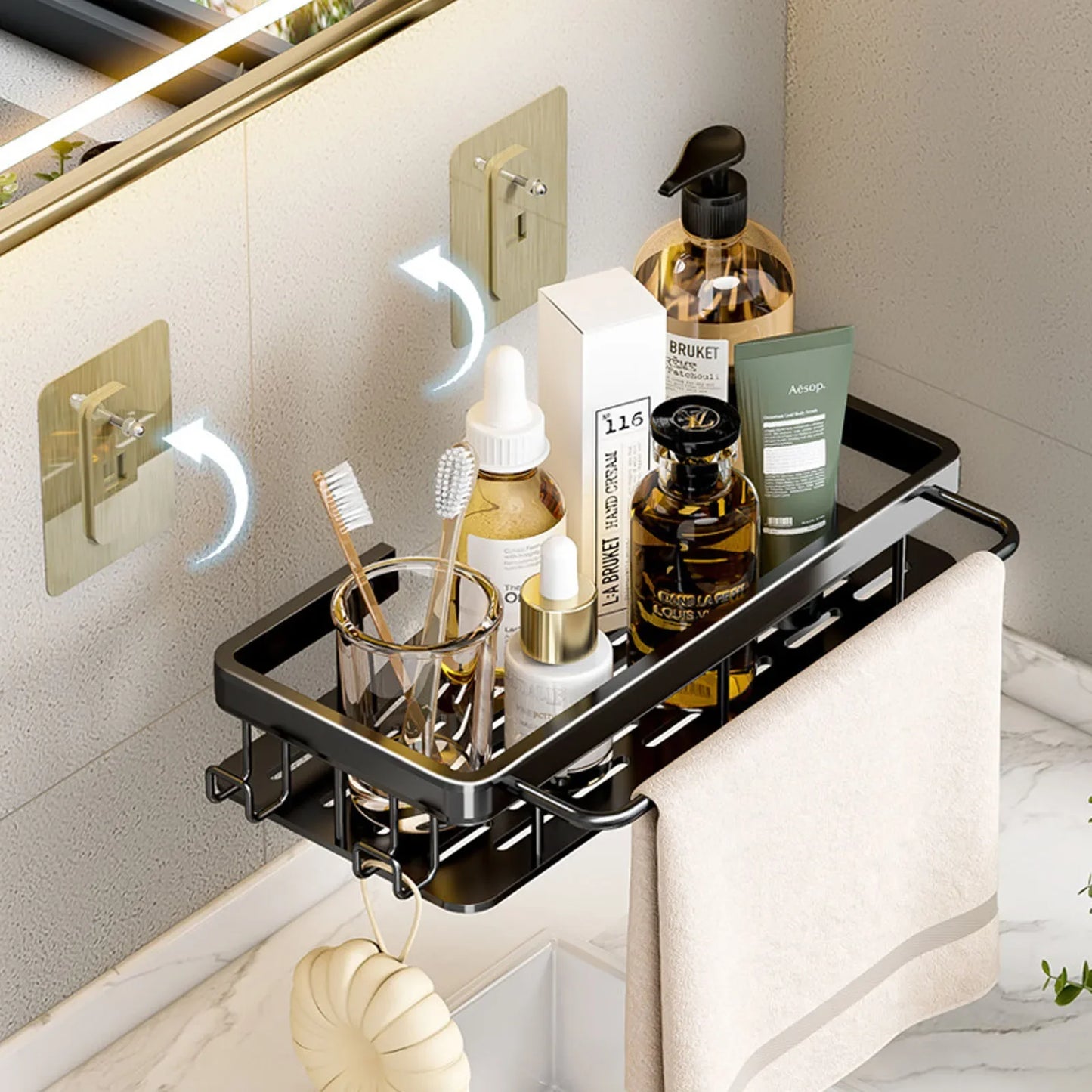 Wall Mounted Shower Shelf