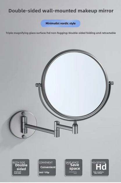 Wall Mounted Makeup Mirror