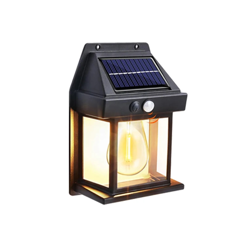 Solar-Powered Outdoor Wall Light with Motion Sensor
